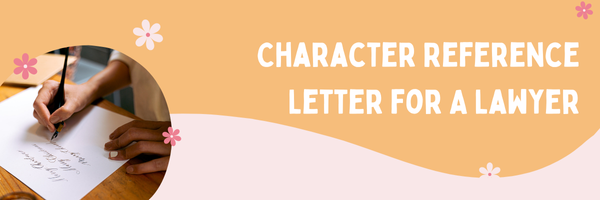 A person writing a character reference letter for a lawyer on paper, showcasing the process of drafting with sincerity and attention to detail.